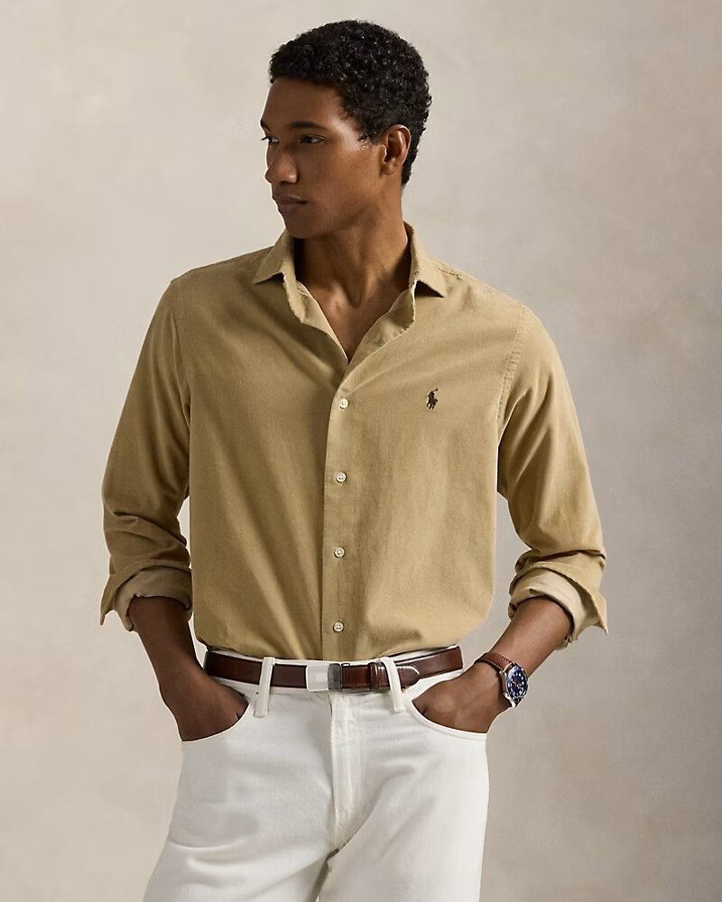 Alternative view of RL corduroy shirt