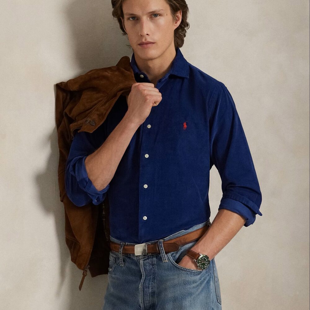 Alternative view of RL corduroy shirt