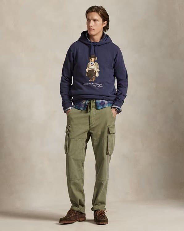 RL polo bear sweater hooded